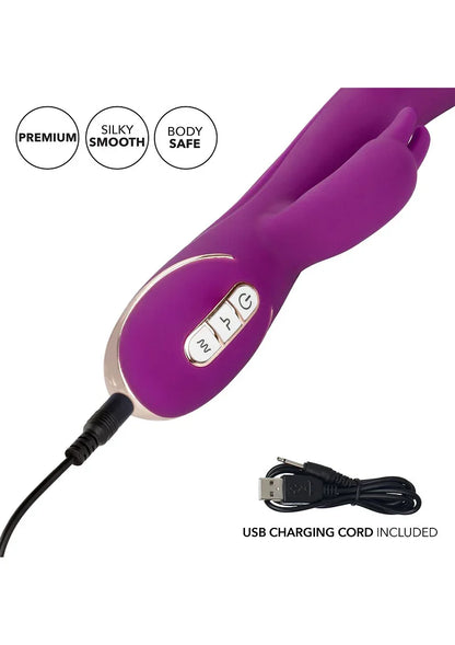 ♀ CalExotics Jack Rabbit Signature Silicone Thumping Rabbit - Happytoys Sexshop: Toys for Feeling Happy & Easy 😊 - Discreet geleverd