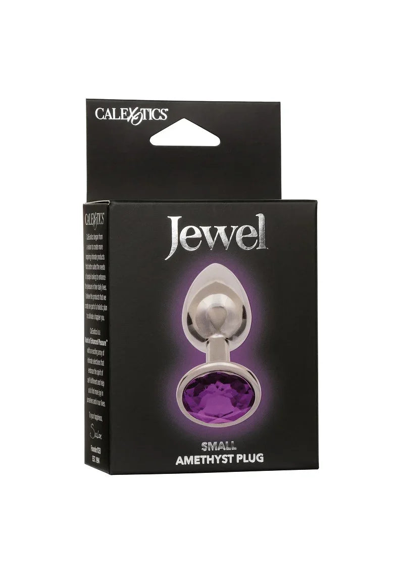 Jewel Small Amethyst Plug by CalExotics - Happytoys Sexshop: Toys for Feeling Happy & Easy 😊 - Discreet geleverd