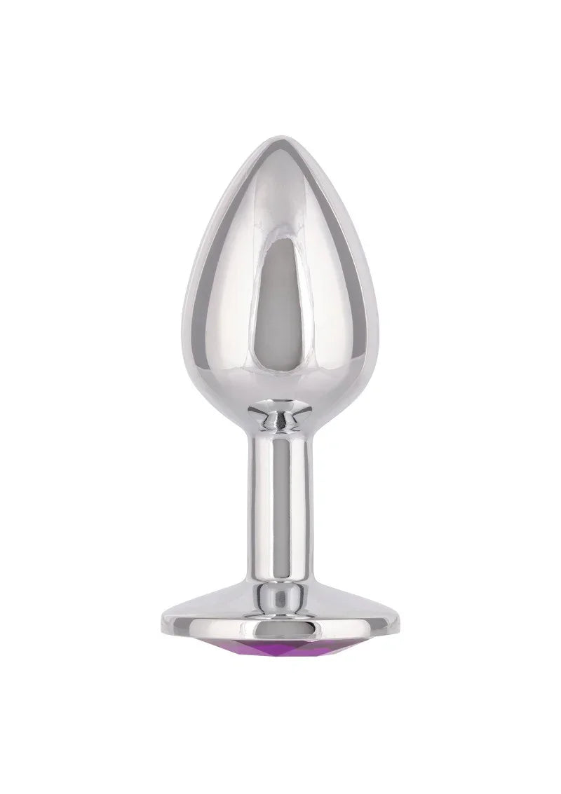 Jewel Small Amethyst Plug by CalExotics - Happytoys Sexshop: Toys for Feeling Happy & Easy 😊 - Discreet geleverd
