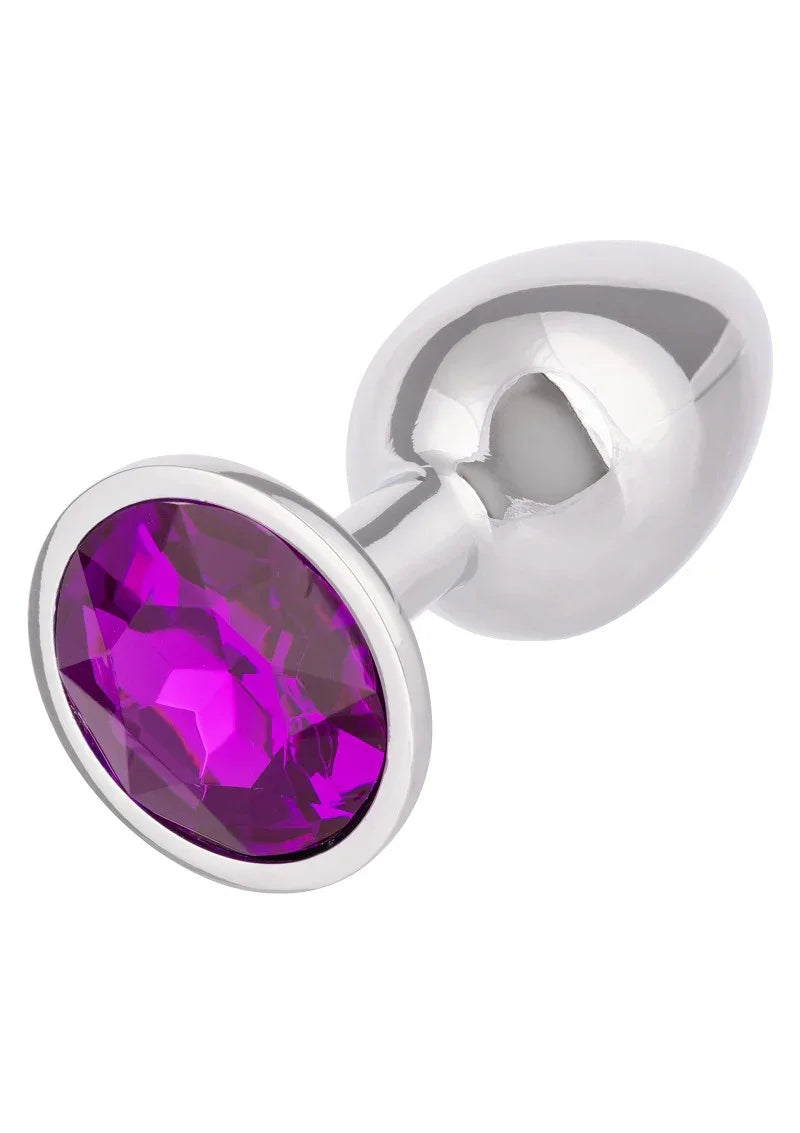 Jewel Small Amethyst Plug by CalExotics - Happytoys Sexshop: Toys for Feeling Happy & Easy 😊 - Discreet geleverd