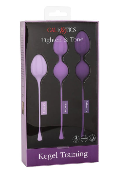♀ CalExotics Kegel Training 3-Piece Set bekkenbodem versterker - Happytoys Sexshop: Toys for Feeling Happy & Easy 😊 - Discreet geleverd