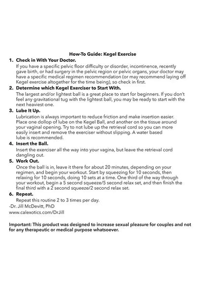 ♀ CalExotics Kegel Training Set Mango - Happytoys Sexshop: Toys for Feeling Happy & Easy 😊 - Discreet geleverd