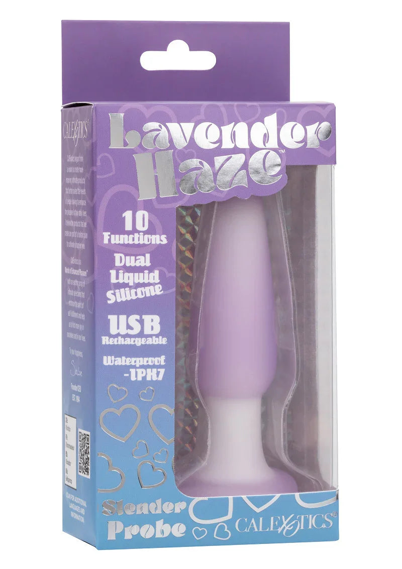 Lavender Haze Slender Probe bty Calexotics - Happytoys Sexshop: Toys for Feeling Happy & Easy 😊 - Discreet geleverd