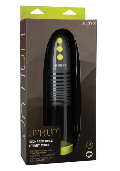 Link Up Rechargeable Smart Pump Penis pomp by CalExotics - Happytoys Sexshop: Toys for Feeling Happy & Easy 😊 - Discreet geleverd