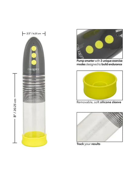Link Up Rechargeable Smart Pump Penis pomp by CalExotics - Happytoys Sexshop: Toys for Feeling Happy & Easy 😊 - Discreet geleverd