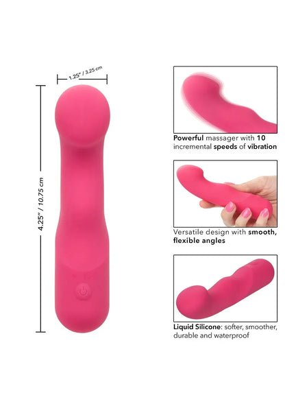 Liquid Silicone Pixies Curvy vibrator by CalExotics - Happytoys Sexshop: Toys for Feeling Happy & Easy 😊 - Discreet geleverd