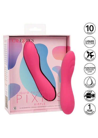 Liquid Silicone Pixies Ripple vibrator by CalExotics - Happytoys Sexshop: Toys for Feeling Happy & Easy 😊 - Discreet geleverd
