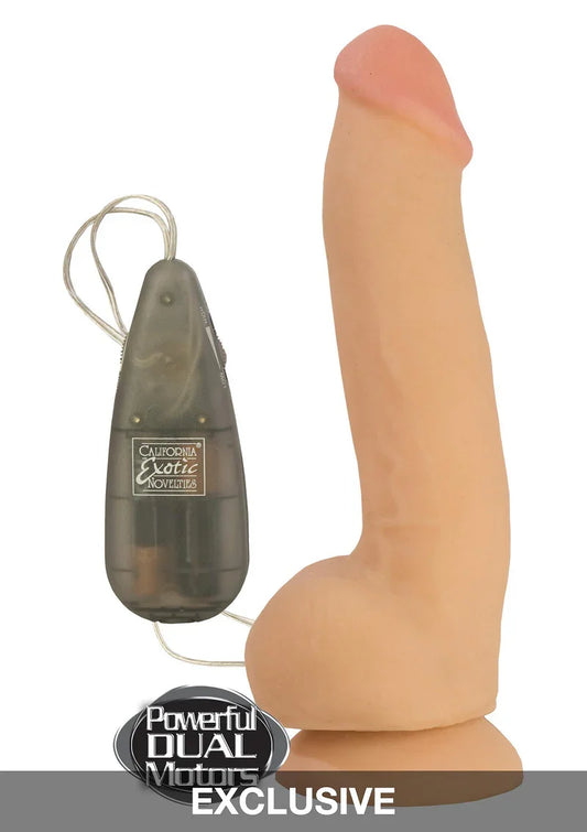 Max Vibrating Cock & Balls by CalExotics - Happytoys Sexshop: Toys for Feeling Happy & Easy 😊 - Discreet geleverd