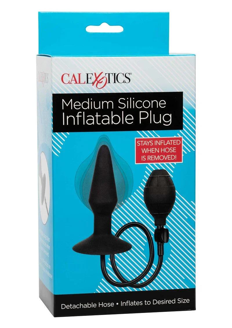 Medium Silicone Inflatable Plug by CalExotics - Happytoys Sexshop: Toys for Feeling Happy & Easy 😊 - Discreet geleverd