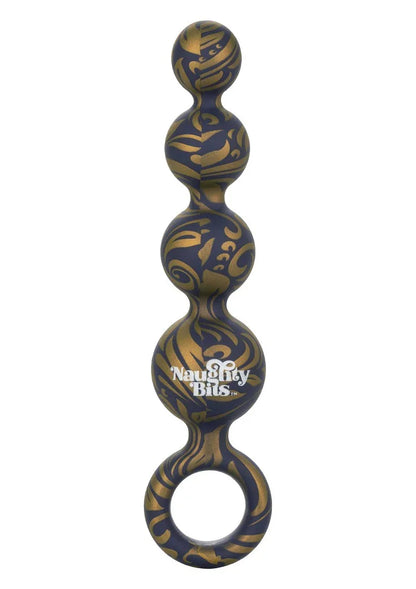 ♀ CalExotics Naughty Bits Butt Balls Silicone Booty Beads - Happytoys Sexshop: Toys for Feeling Happy & Easy 😊 - Discreet geleverd