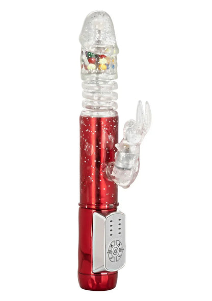 Naughty Bits Cumball Machine Thrusting Jack Rabbit Vibrator by CalExotics - Happytoys Sexshop: Toys for Feeling Happy & Easy 😊 - Discreet geleverd