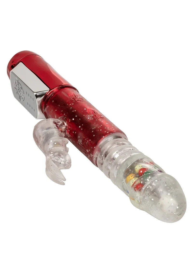Naughty Bits Cumball Machine Thrusting Jack Rabbit Vibrator by CalExotics - Happytoys Sexshop: Toys for Feeling Happy & Easy 😊 - Discreet geleverd