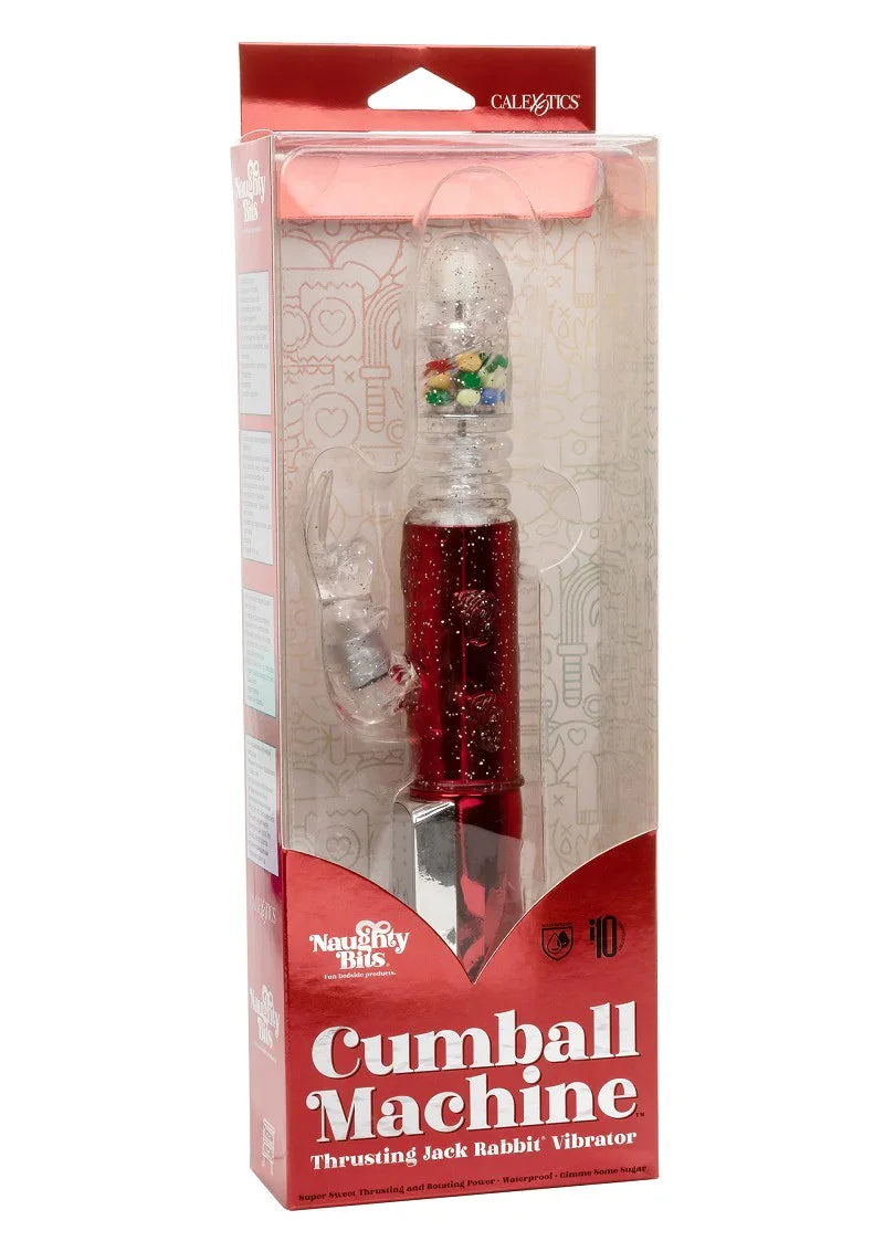 Naughty Bits Cumball Machine Thrusting Jack Rabbit Vibrator by CalExotics - Happytoys Sexshop: Toys for Feeling Happy & Easy 😊 - Discreet geleverd
