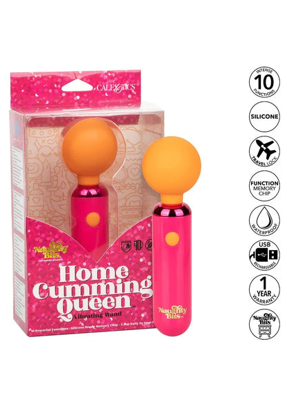 Naughty Bits Home Cumming Queen Vibrating Wand by CalExotics - Happytoys Sexshop: Toys for Feeling Happy & Easy 😊 - Discreet geleverd