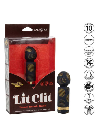 ♀ CalExotics Naughty Bits Lit Clit Teenie Weenie Wand - Happytoys Sexshop: Toys for Feeling Happy & Easy 😊 - Discreet geleverd