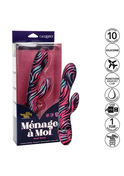 ♀ CalExotics Naughty Bits Ménage à Moi Dubbele Wand - Happytoys Sexshop: Toys for Feeling Happy & Easy 😊 - Discreet geleverd