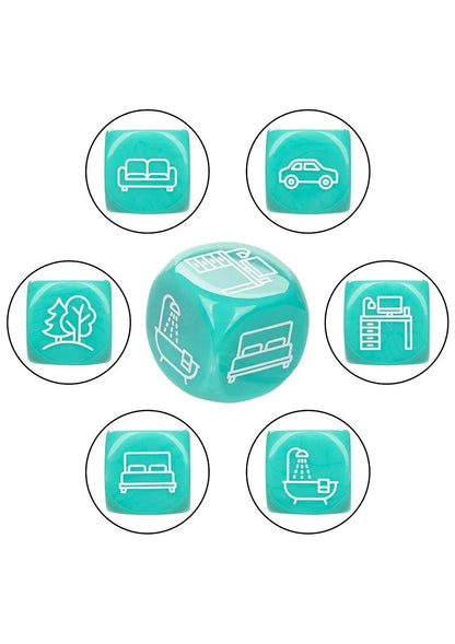 Naughty Bits Roll With It Icon-Based Sex Dice Game by CalExotics - Happytoys Sexshop: Toys for Feeling Happy & Easy 😊 - Discreet geleverd