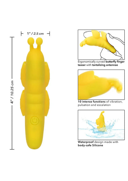 Neon Vibes The Butterfly Vibe by CalExotics - Happytoys Sexshop: Toys for Feeling Happy & Easy 😊 - Discreet geleverd