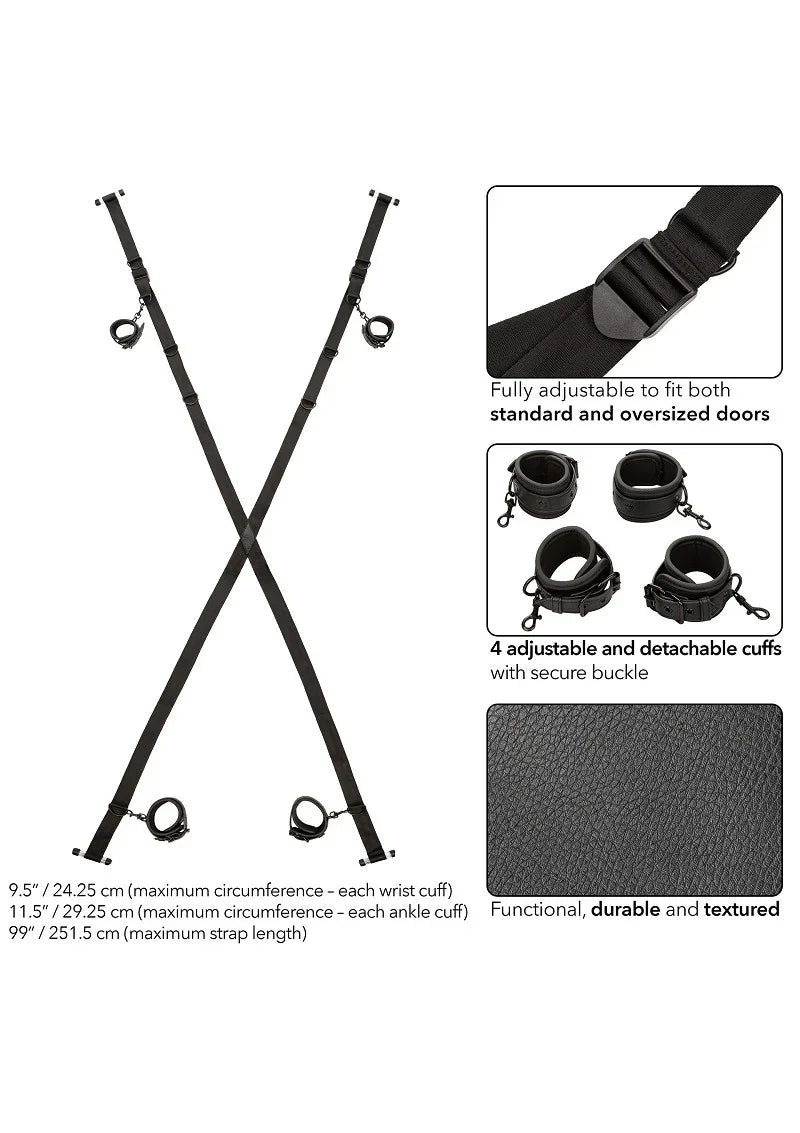 Nocturnal Over The Door Cross by CalExotics - Happytoys Sexshop: Toys for Feeling Happy & Easy 😊 - Discreet geleverd