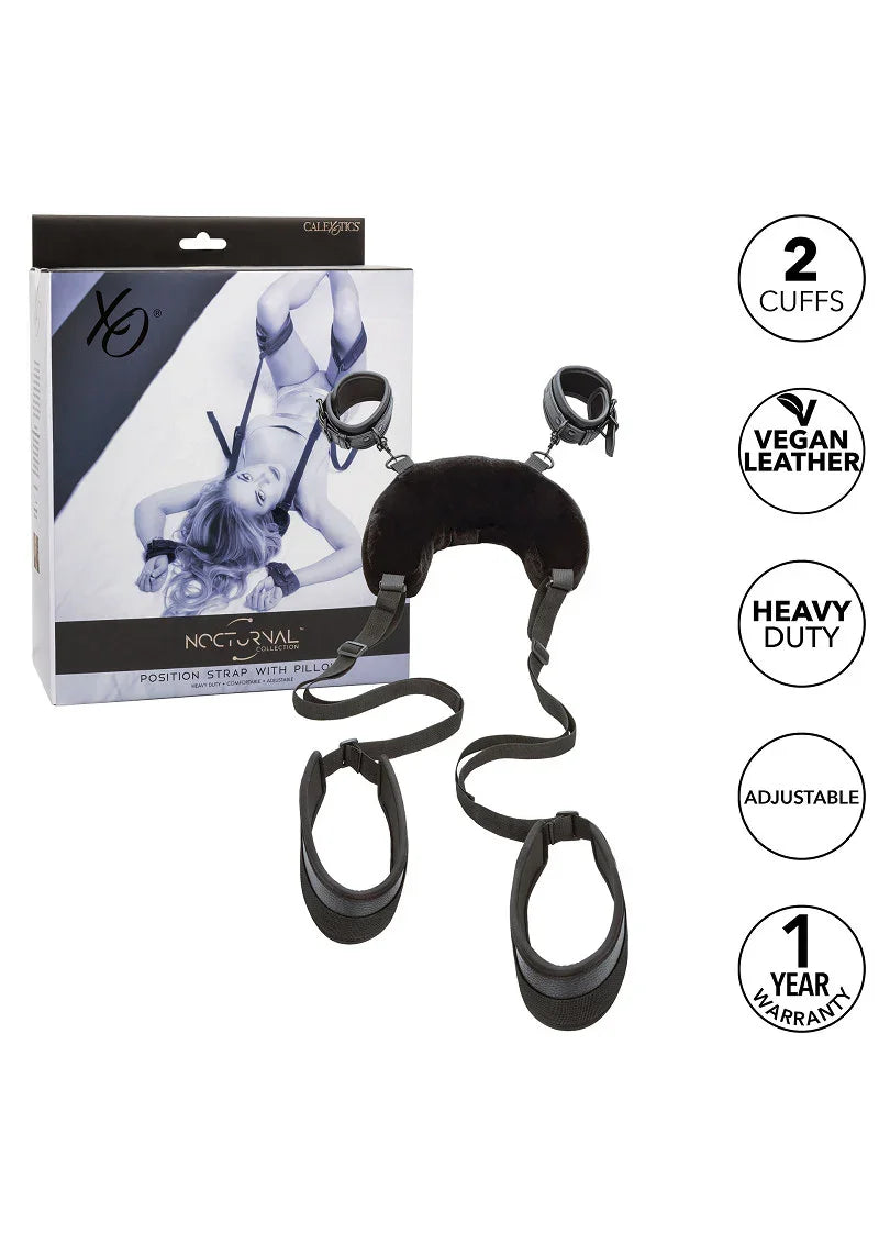 Nocturnal Position Strap with Pillow by CalExotics - Happytoys Sexshop: Toys for Feeling Happy & Easy 😊 - Discreet geleverd