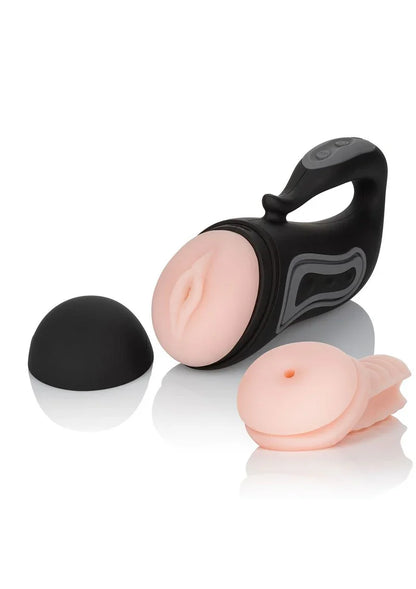 Optimum Power Rechargeable Grip-N-Stroke by CalExotics - Happytoys Sexshop: Toys for Feeling Happy & Easy 😊 - Discreet geleverd