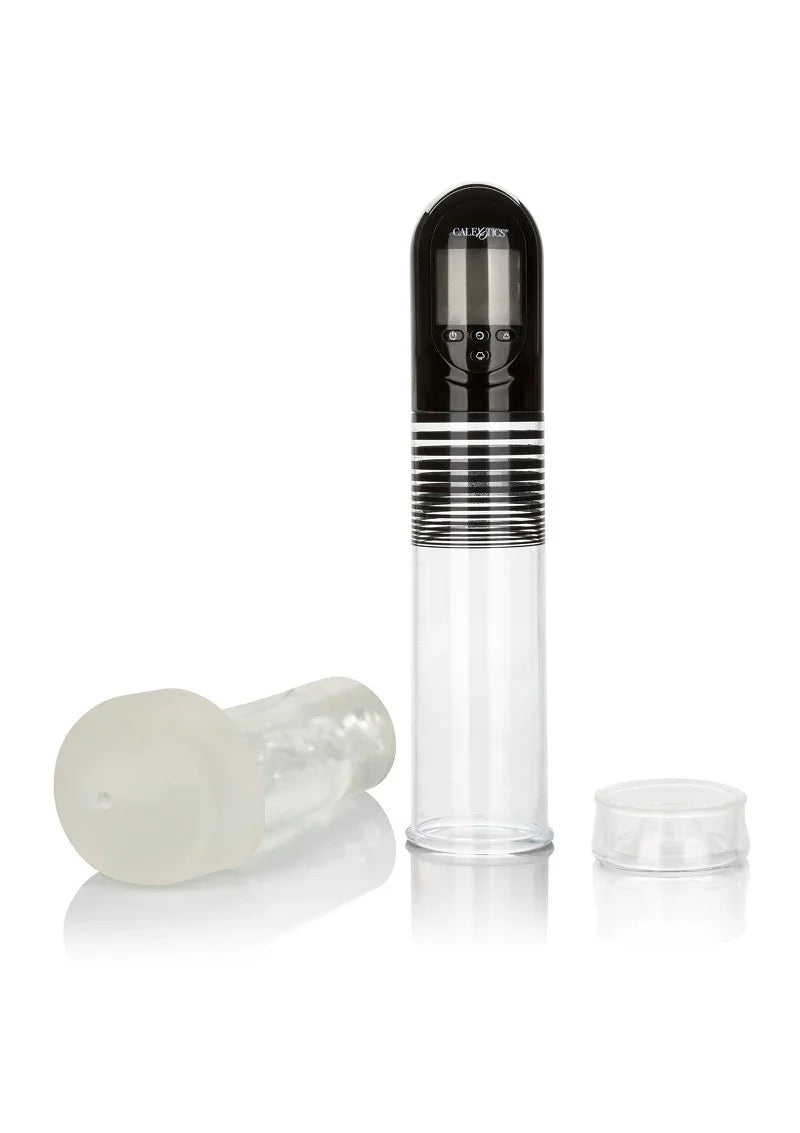 COMBIDEAL"CalExotics Optimum Series Advanced Automatic Smart Pump + Extra sleeve - Happytoys Sexshop: Toys for Feeling Happy & Easy 😊 - Discreet geleverd
