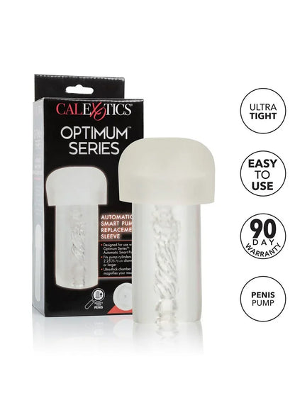 Optimum Series Automatic Smart Pump Replacement Sleeve by CalExotics - Happytoys Sexshop: Toys for Feeling Happy & Easy 😊 - Discreet geleverd