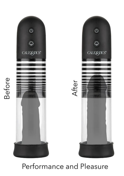 ♂ CalExotics Optimum Series Rechargeable EZ Pump Kit - Happytoys Sexshop: Toys for Feeling Happy & Easy 😊 - Discreet geleverd