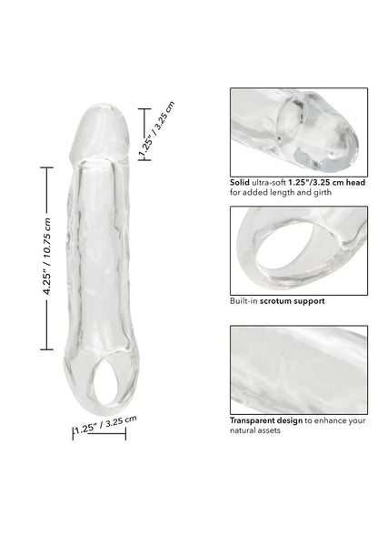 ♀ CalExotics Performance Maxx Clear Extension 5.5' - Happytoys Sexshop: Toys for Feeling Happy & Easy 😊 - Discreet geleverd