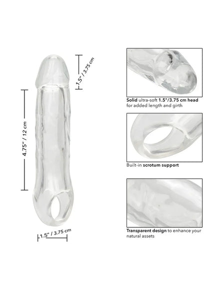 ♀ CalExotics Performance Maxx Clear Extension 6.5' - Happytoys Sexshop: Toys for Feeling Happy & Easy 😊 - Discreet geleverd