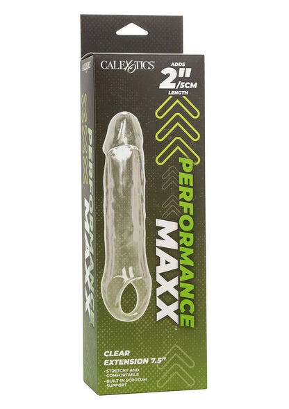 ♂ CalExotics Performance Maxx Clear Extension 7.5' - Happytoys Sexshop: Toys for Feeling Happy & Easy 😊 - Discreet geleverd