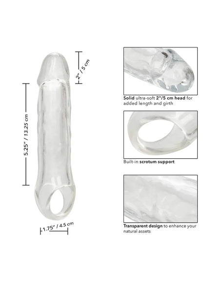 ♂ CalExotics Performance Maxx Clear Extension 7.5' - Happytoys Sexshop: Toys for Feeling Happy & Easy 😊 - Discreet geleverd