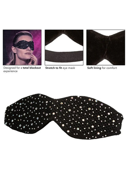 Radiance Blackout Eye Mask by CalExotics - Happytoys Sexshop: Toys for Feeling Happy & Easy 😊 - Discreet geleverd