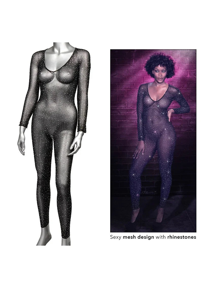 ♀ CalExotics Radiance Crotchless Full Body Suit - Happytoys Sexshop: Toys for Feeling Happy & Easy 😊 - Discreet geleverd