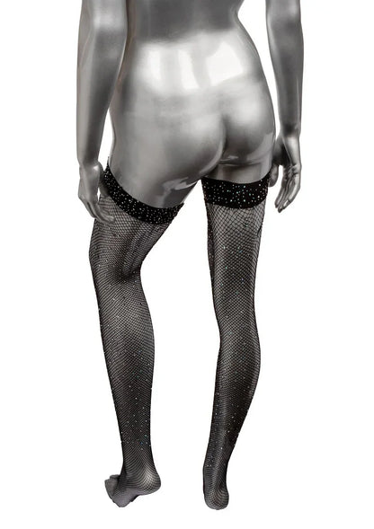 Radiance Plus Size Dijhoge Kousen by CalExotics - Happytoys Sexshop: Toys for Feeling Happy & Easy 😊 - Discreet geleverd