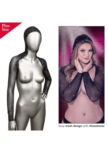 Radiance Plus Size Hooded Schouder truitje by CalExotics - Happytoys Sexshop: Toys for Feeling Happy & Easy 😊 - Discreet geleverd