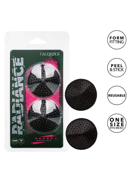 Radiance Round Pasties by CalExotics - Happytoys Sexshop: Toys for Feeling Happy & Easy 😊 - Discreet geleverd