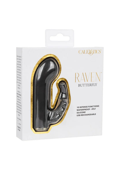 Raven Butterfly vibrator by CalExotics - Happytoys Sexshop: Toys for Feeling Happy & Easy 😊 - Discreet geleverd