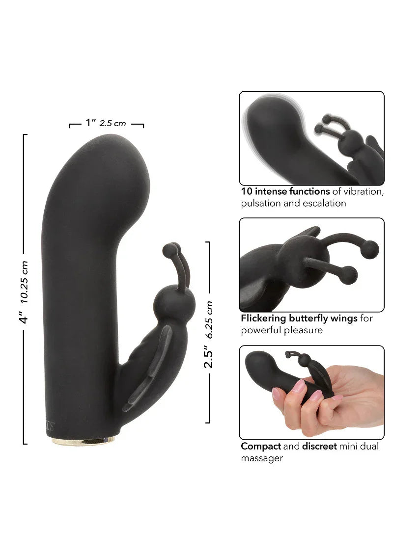 Raven Butterfly vibrator by CalExotics - Happytoys Sexshop: Toys for Feeling Happy & Easy 😊 - Discreet geleverd