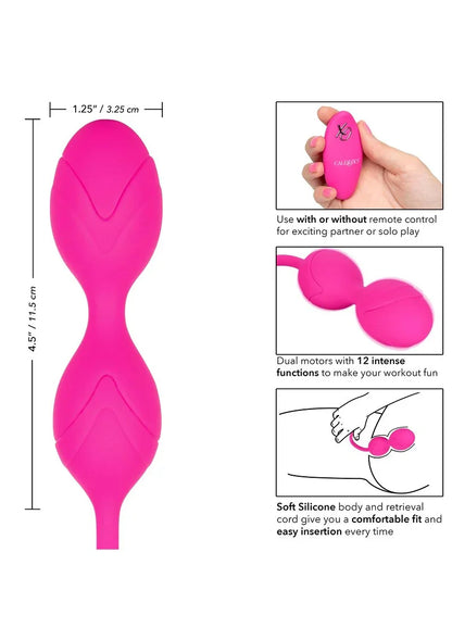 ♀ CalExotics Remote Dual Motor Kegel System - Happytoys Sexshop: Toys for Feeling Happy & Easy 😊 - Discreet geleverd