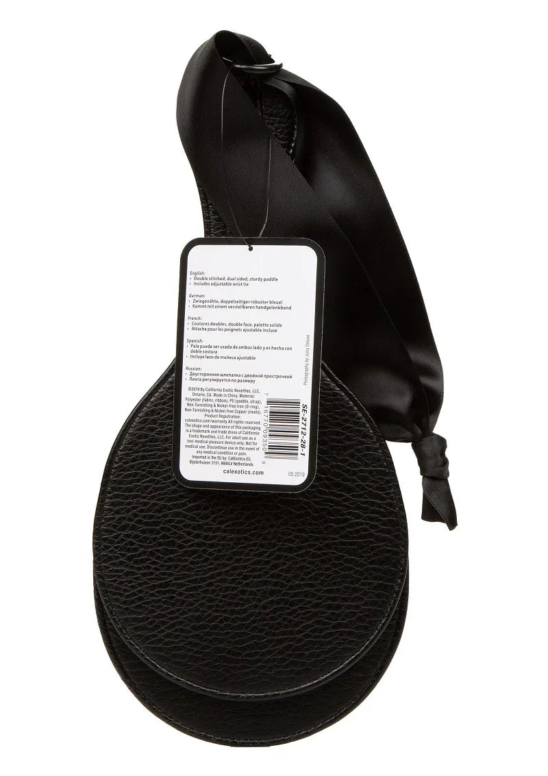 ♂ ♀ CalExotics Scandal Round Double Paddle - Happytoys Sexshop: Toys for Feeling Happy & Easy 😊 - Discreet geleverd