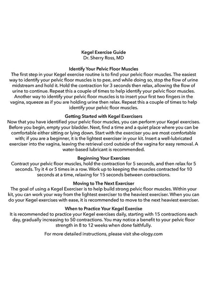 CalExotics She-ology Interchangeable Weighted Kegel Set - Happytoys Sexshop: Toys for Feeling Happy & Easy 😊 - Discreet geleverd