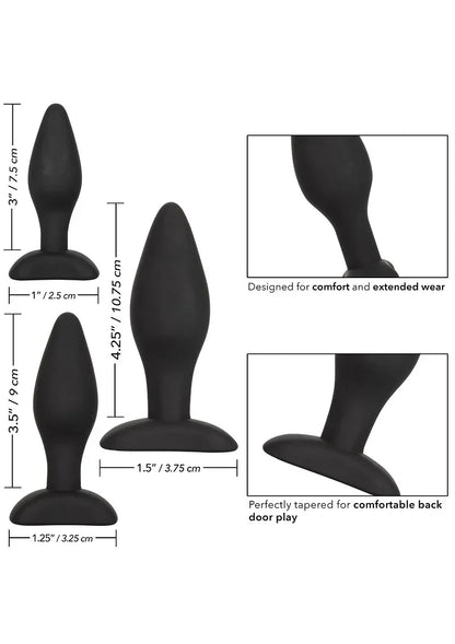 Bestel: Silicone Anal Exerciser Kit by CalExotics - bij Happytoys.nl, happytoys.be, Happytoys.ae: erotische sex webshop | liever Happy dan Easy ⭐⭐⭐⭐⭐