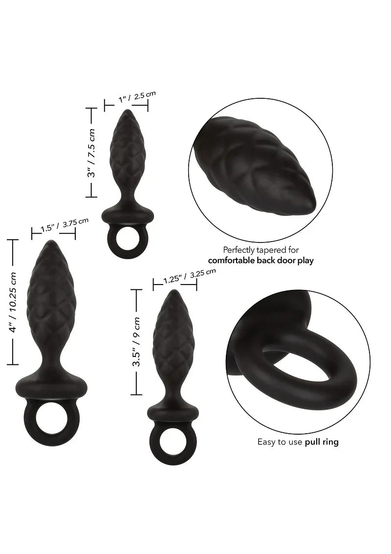 ♂ ♀ CalExotics Silicone Anal Probe Kit - Happytoys Sexshop: Toys for Feeling Happy & Easy 😊 - Discreet geleverd