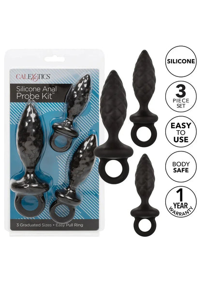 ♂ ♀ CalExotics Silicone Anal Probe Kit - Happytoys Sexshop: Toys for Feeling Happy & Easy 😊 - Discreet geleverd
