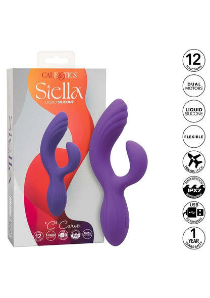 ♀ CalExotics Stella Liquid Silicone 'C” Curve - Happytoys Sexshop: Toys for Feeling Happy & Easy 😊 - Discreet geleverd