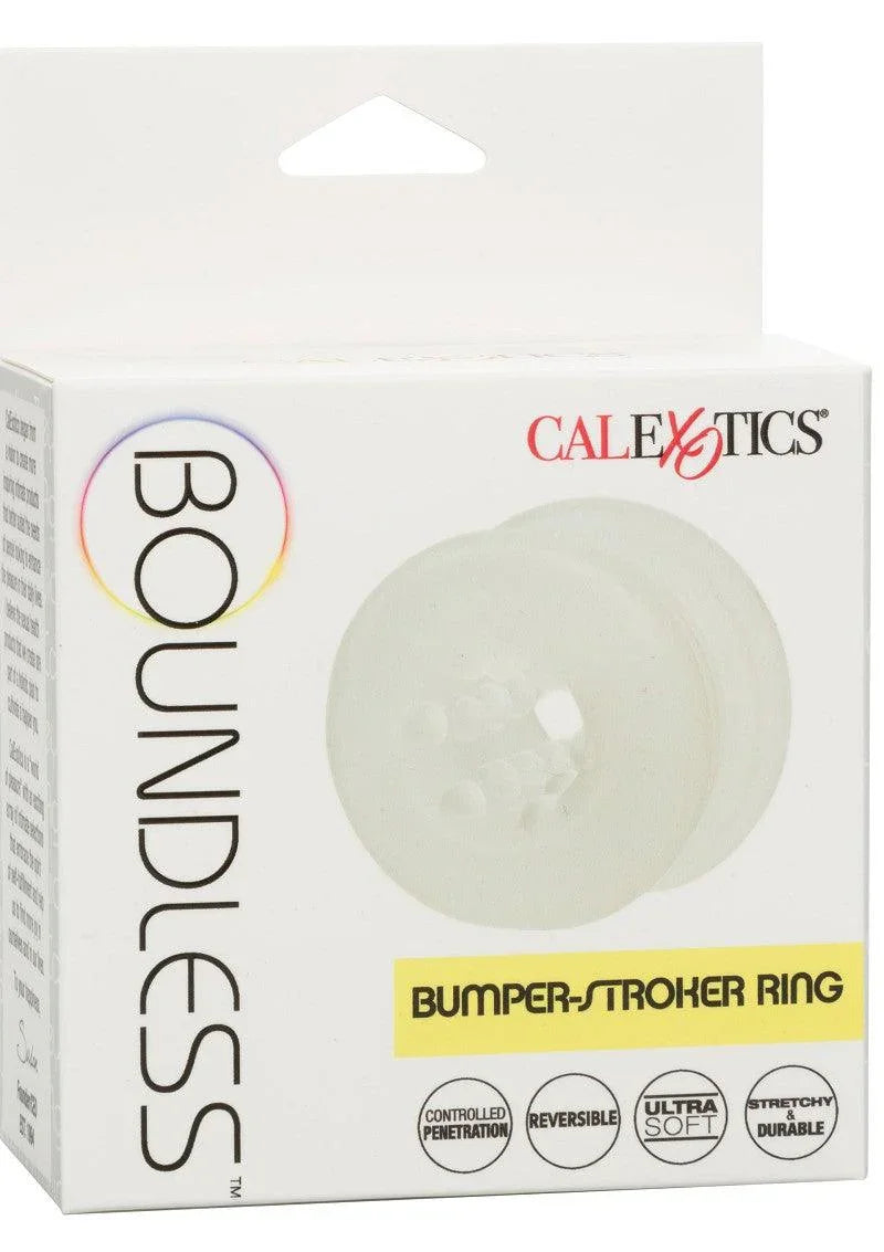 Boundless Bumper-Stroker Ring by CalExotics - Happytoys Sexshop: Toys for Feeling Happy & Easy 😊 - Discreet geleverd