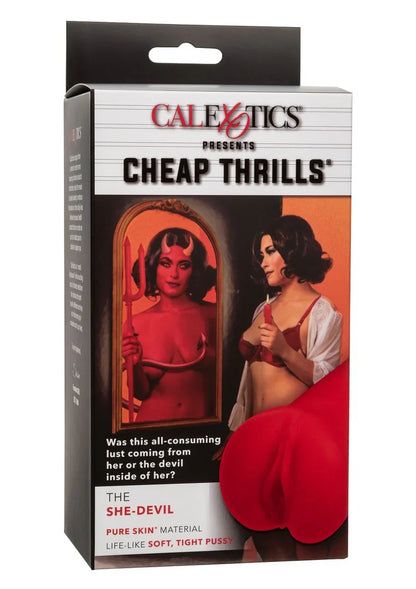 ♂ CalExotics Cheap Thrills The She-Devil Masturbator Stroker - Happytoys Sexshop: Toys for Feeling Happy & Easy 😊 - Discreet geleverd