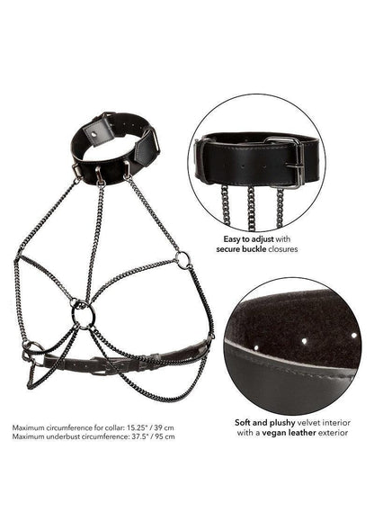 Euphoria Collection Multi Chain Collar Harness by CalExotics - Happytoys Sexshop: Toys for Feeling Happy & Easy 😊 - Discreet geleverd
