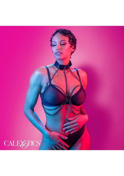 Euphoria Collection Multi Chain Collar Harness by CalExotics - Happytoys Sexshop: Toys for Feeling Happy & Easy 😊 - Discreet geleverd